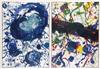 SAM FRANCIS Two color lithographs.